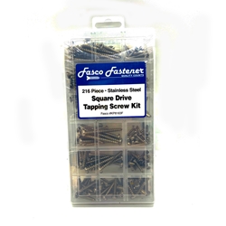 216 PC SS Square Drive Tapping Kit